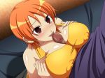 1boy 1girl big_breasts breasts cum nami nami_(one_piece) nipples one_piece orange_eyes orange_hair paizufella paizuri pov short_hair straw_hat_pirates rating:Questionable score:14 user:SimsPictures