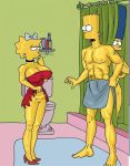 bart_simpson maggie_simpson marge_simpson milf the_fear the_simpsons yellow_skin rating:Explicit score:18 user:xyz123