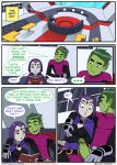 alien alien_girl beast_boy comic dc_comics emotion_sickness_(teen_titans) garfield_logan green_skin grey_skin incognitymous_(artist) purple_hair rachel_roth raven_(dc) tagme teen_titans rating:Explicit score:2 user:losttapes219