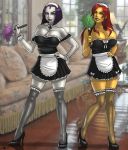 big_breasts breasts dc_comics dcau maid maid_headdress maid_uniform non-nude raven_(dc) starfire teen_titans wilko rating:Questionable score:101 user:ShadowKing11