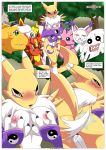 1girl comic digihentai digimon how_renamon_became_a_sex_idol_(digimon) nipples palcomix renamon rating:Explicit score:0 user:Christianmar762