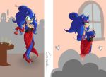  ! big_breasts blue_hair breasts crossgender cuisine dress female green_eyes hair hedgehog high_heels male nipples sega sonic_the_hedgehog window  rating:explicit score: user:moonreker