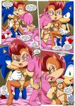 amy_rose anthro archie_comics bbmbbf bdsm bisexual bondage bound breast_grab breast_suck breasts comic dialog female group hedgehog male mobius_unleashed nude palcomix penis sally_acorn sega sex sonic_(series) sonic_the_hedgehog sonic_the_hedgehog_(series) text the_heat_of_passion threesome vaginal rating:Explicit score:12 user:ellampalli