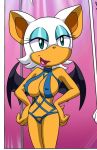 1girl anthro bbmbbf breasts cleavage erect_nipples female large_breasts lingerie mobius_unleashed palcomix rouge_the_bat sega solo sonic_(series) sonic_the_hedgehog_(series) rating:Questionable score:21 user:Sonamy_fan