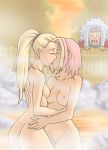 1boy 2girls arm arms ass babe back bath blonde_hair blood blush breasts closed_eyes collarbone earrings friends hair hugging ino_yamanaka jewelry jiraiya kissing long_hair love midriff mound_of_venus multiple_girls mutual_yuri naruto naruto_shippuden navel neck nipples nosebleed nude o_o onsen oshiri peeking peeping ponytail pussy sakura_haruno short_hair speh standing steam surprised uncensored vagina voyeurism water yuri rating:Explicit score:13 user:SimsPictures