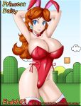 big_breasts breasts bunny_ears bunny_girl bunnysuit cleavage endoh69 princess_daisy super_mario super_mario_bros. rating:Questionable score:20 user:ShadowKing11