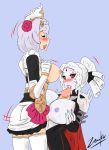 armor breasts breasts_outside crossover fellatio futanari futanari_on_female genshin_impact licking_penis maid maid_headdress noelle_(genshin_impact) paizuri rwby salem_(rwby) zronku rating:Explicit score:2 user:Lockdown