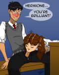 aeolus blush fellatio glasses harry_james_potter harry_potter hermione_granger open_fly oral penis rating:Explicit score:75 user:ellampalli