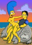 caleb_thorn marge_simpson senor_x_(artist) tagme the_simpsons yellow_skin rating:Explicit score:22 user:O2B_Free