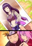 1boy 2girls belly blonde_hair blush breasts closed_eyes crop_top cum female grin hair happy headband hinata_hyuuga jacket large_breasts long_hair male midriff multiple_girls naruto naruto_shippuden naruto_uzumaki nervous photo_(object) pink_hair pointing pregnant purple_hair sakura_haruno smile sunahara_wataru turn_pale rating:Safe score:5 user:SimsPictures