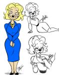 aeolus bra breasts cleavage disney female goof_troop ms._pennypacker ms_pennypacker necklace paizuri smile teacher white_background rating:Explicit score:24 user:ellampalli