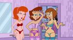 3girls blue_eyes bow bra brown_hair cleavage crossover danny_phantom frost969 garter_belt hair jewelry johnny_test lila_test linda_flynn-fletcher lingerie madeline_fenton milf multiple_girls panties phineas_and_ferb red_hair short_hair stockings underwear underwear_only rating:Explicit score:52 user:sugarskull234