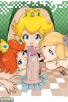 3girls ass blonde_hair blue_eyes brown_hair earrings fellatio glory_hole hair lanza licking lipstick long_hair looking_at_viewer multiple_girls nintendo nipples nude oral princess_daisy princess_peach princess_rosalina rosalina sketchlanza sucking super_mario_bros. super_mario_land tiara tongue whentai rating:Explicit score:36 user:sugarskull234