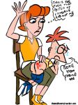 linda_flynn-fletcher phineas_and_ferb phineas_flynn red_ass spanking tears white_background rating:Questionable score:11 user:CoreyPeters163