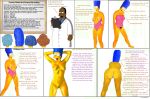 comic julius_hibbert marge_simpson tagme the_simpsons white_background yellow_skin rating:Explicit score:3 user:rascal