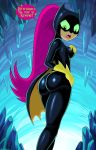 ass batman big_breasts breasts cosplay dat_ass dc dcau green_eyes hair looking_back purple_hair shadman solo starfire teen_titans teen_titans_go rating:Questionable score:67 user:ShadowKing11