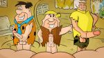 ass bamm-bamm_rubble barney_rubble blargsnarf bottomless fred_flintstone jester_(artist) penis smile testicles the_flintstones rating:Explicit score:5 user:AssNTitties