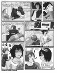 comic dear_hustler furry gay girly monochrome rating:Questionable score:2 user:unknowmoney23