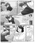 comic dear_hustler furry gay girly monochrome rating:Questionable score:2 user:unknowmoney23