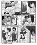 comic dear_hustler furry gay girly monochrome rating:Questionable score:1 user:unknowmoney23