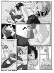 comic dear_hustler furry gay girly monochrome rating:Questionable score:1 user:unknowmoney23