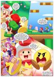 captain_toad captain_toad:_treasure_tracker comic daydream harem luigi mario palcomix pervert_smile text when_the_bros_are_away rating:Explicit score:2 user:gamefreak10124