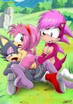 amy_rose anal anal_insertion archie_comics bbmbbf big_breasts breasts cat dildo double_dildo double_insertion feline female group hedgehog insertion interracial interspecies large_insertion mammal mobius_unleashed multiple_girls multiple_insertions nipples palcomix sasha_cat_(light_mobius) sega sex_toy sonia_the_hedgehog sonic_(series) sonic_the_hedgehog_(series) sonic_underground spread_legs spreading tribadism yuri rating:Explicit score:37 user:NightmareMaster21