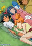 2boys 2girls ash_ketchum bbmbbf brock brock_(pokemon) closed_eyes comic dawn dawn_(pokemon) fellatio female forest hair hetero hikari hikari_(pokemon) kasumi kasumi_(pokemon) male misty misty_(pokemon) multiple_boys multiple_girls night nintendo oral oral_sex orange_hair outdoors outside palcomix penis pikachu piplup pokemon pokepornlive redhead satoshi satoshi_(pokemon) sleep_sex takeshi takeshi_(pokemon) wetdreams rating:Explicit score:64 user:gamefreak10124