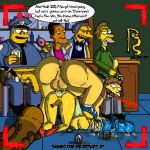 barney_gumble blargsnarf carl_carlson chief_wiggum jester lenny_leonard marge_simpson moe_szyslak the_simpsons yellow_skin rating:Explicit score:22 user:rule35