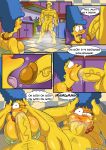 big_breasts breasts comic deepthroat fellatio kogeikun marge_erotic_fantasies marge_simpson oral penis pussy saliva the_simpsons yellow_skin rating:Explicit score:70 user:lordkuyohashi