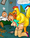 anal bobby_luv bondage breasts chicken cosplay cuckold doggy_position ernie_the_giant_chicken family_guy hair hair_grab lois_griffin nipples open_shirt orange_hair pants_down peter_griffin pussy rape redhead rough_sex tan_line tied_up violence rating:Explicit score:38 user:toonhunter