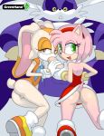 1_boy 1boy 2_girls 2girls amy_rose ass big_the_cat cream_the_rabbit fellatio furry greenhand looking_at_viewer looking_back multiple_girls no_panties oral pussy sega sonic_the_hedgehog_(series) sonic_x rating:Explicit score:27 user:gokussj400