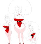 3girls afro alien amethyst amethyst_(steven_universe) cartoon_network christmas garnet garnet_(steven_universe) hair hat headgear long_hair multiple_girls pearl pearl_(steven_universe) santa_hat steven_universe white_background wide_hips rating:Questionable score:16 user:zipp