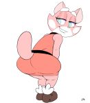 1girl 2015 anthro ass big_ass blush cat clothing dat_ass feline gif hat hips looking_at_viewer looking_back mammal shima_luan slit_pupils slut super_planet_dolan twerking vimhomeless white_background whore wide_hips rating:Questionable score:26 user:Moonreker