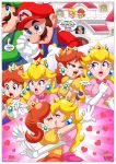 bbmbbf big_breasts blonde_hair brown_hair comic kissing luigi mario nintendo palcomix palcomix*vip princess_daisy princess_peach super_mario_bros. when_the_bros_are_away yuri rating:Questionable score:10 user:gamefreak10124