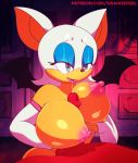 1girl 2016 anthro bat big_breasts breasts clothing duo elbow_gloves erect_nipples erect_penis erection eyelashes female furry gif gloves knuxouge lipstick male male/female mammal nipples orange-peel paizuri penis precum rouge_the_bat sega sex wings rating:Explicit score:34 user:Furry_Love