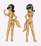 1girl animal_ears art ass babe bikini black_hair breasts cat_ears cat_tail catgirl full_body green_eyes kitty_katswell lovecastle lovecastle_(artist) mammal multiple_views nickelodeon short_hair smile standing swimsuit t.u.f.f._puppy tail turnaround rating:Questionable score:25 user:Mikaho