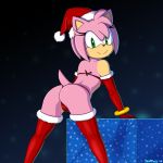 1girl 2016 amy_rose anthro ass cameltoe christmas clothing devo87 eyelashes fur furry gift green_eyes hair hat hedgehog high_res holidays legwear looking_at_viewer mammal pink_fur pink_hair santa_hat sega smile sonic_(series) stockings rating:Explicit score:14 user:Furry_Love