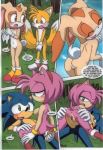 a_spawing_session amy_rose bbmbbf cream_the_rabbit miles_"tails"_prower mobius_unleashed multiple_tails palcomix palteam sega sonic_(series) sonic_the_hedgehog sonic_the_hedgehog_(series) tail rating:Explicit score:13 user:Christianmar762