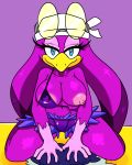 1girl 1girl anthro areola avian big_breasts bikini bird breasts cleavage clothed clothing cloudz dreamcastzx1 erect_nipples exposed furry huge_breasts looking_at_viewer nipples one_breast_out sega smile sonic_riders swallow_(bird) swimsuit wave_the_swallow rating:Explicit score:7 user:Furry_Love