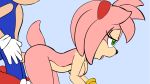 1girl 2017 ahegao all_fours ambiguous_penetration amy_rose anthro ass black_nose breasts clothing cum cum_on_back cum_on_butt cumshot dialogue duo ejaculation english_text female flash footwear from_behind_position furry gif gloves green_eyes hair half-closed_eyes headband hedgehog high_res looking_back looking_pleasured male male/female mammal nipples no_sound nude open_mouth orgasm penetration penis pink_hair pull_out sega sex short_hair sonamy sonic_(series) sonic_the_hedgehog sonic_the_hedgehog_(series) text the_other_half tongue tongue_out video_games rating:Explicit score:32 user:Furry_Love