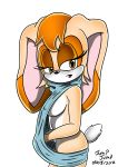 1girl 2017 anthro big_breasts breasts cleavage clothed clothing furry hair hand_on_breast huge_breasts jump_jump lagomorph long_ears looking_at_viewer mammal mature_female nipple_bulge orange_hair rabbit sega smile torn_clothing vanilla_the_rabbit rating:Explicit score:10 user:Furry_Love