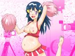 ;d artist_request breasts_out camera cheerleader cum dawn heart heart-shaped_pupils hikari_(pokemon) looking_at_viewer medium_breasts nipples pokemon pokemon_(anime) porkyman pregnant skip skipping symbol-shaped_pupils wink rating:Explicit score:4 user:sexydude