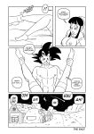 bride chichi comic dragon_ball dragon_ball_super dragon_ball_z funsexydragonball goku_+_chichi_wedding_night monochrome nude sex son_goku rating:Explicit score:2 user:ShadowNanako