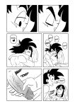 bride chichi comic dragon_ball dragon_ball_super dragon_ball_z erect_penis erection funsexydragonball goku_+_chichi_wedding_night handjob kissing monochrome nude son_goku rating:Explicit score:1 user:ShadowNanako