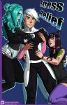 comic cover_page danny_fenton danny_phantom danny_phantom_(character) ember_mclain ghost jzerosk samantha_manson stress_relief rating:Questionable score:6 user:ShadowNanako