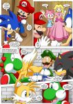 amy_rose bbmbbf comic luigi mario mario_&_sonic_(comic) mario_(series) mario_bros miles_"tails"_prower mobius_unleashed nintendo palcomix princess_peach sega shadow_the_hedgehog sonic_(series) sonic_the_hedgehog sonic_the_hedgehog_(series) tagme yoshi rating:Safe score:2 user:Christianmar762