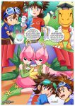 agumon comic digihentai digimon digital_lovers_(comic) lillymon mikey_kudo palcomix tai_kamiya taiki_kudou rating:Questionable score:2 user:Christianmar762