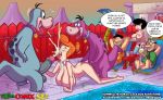 betty_rubble comic dino fred_flintstone hanna-barbera mr._slate pool_party_surprise tagme the_flintstones wilma_flintstone rating:Explicit score:12 user:losttapes219