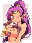 acoloredpencil breasts cum cum_on_face facial gokuu handjob paizuri shantae shantae_(character) rating:Explicit score:5 user:User2222